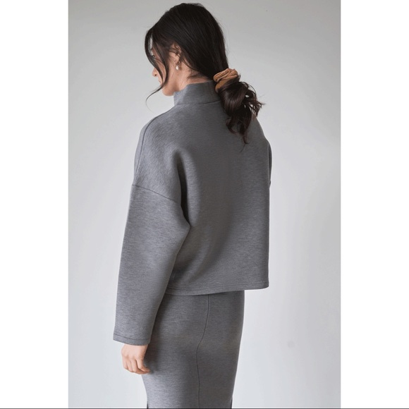 LEZE The Label Grey Maya Turtleneck Xs - Picture 3 of 6
